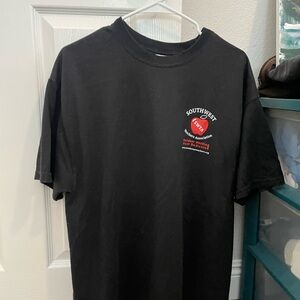 Hanes Black Graphic Men's T-Shirt